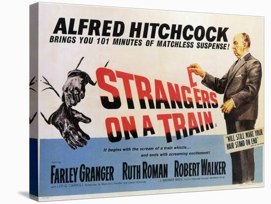 Strangers on a Train, 1951-null-Stretched Canvas
