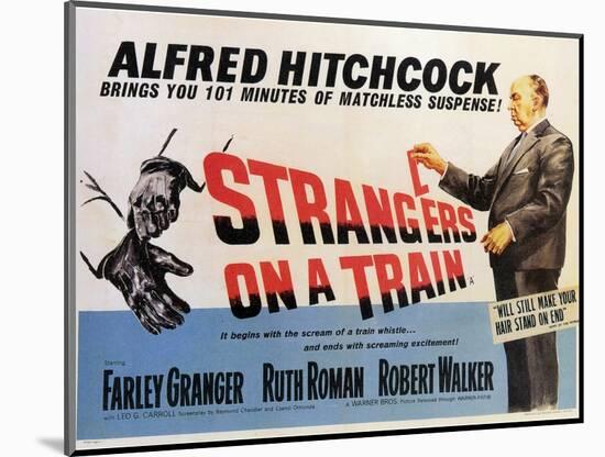 Strangers on a Train, 1951-null-Mounted Art Print