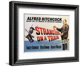 Strangers on a Train, 1951-null-Framed Art Print