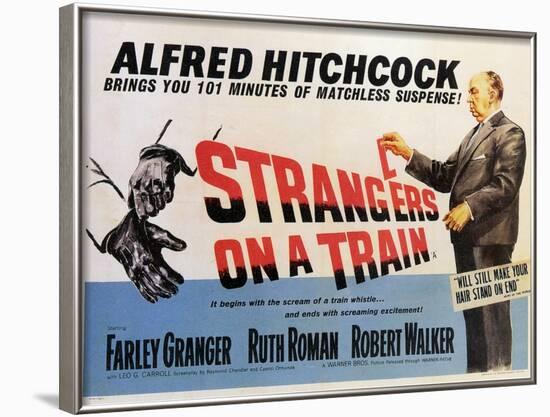 Strangers on a Train, 1951-null-Framed Art Print