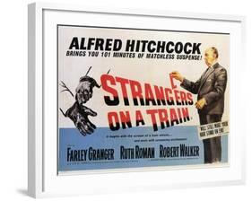 Strangers on a Train, 1951-null-Framed Art Print