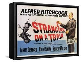 Strangers on a Train, 1951-null-Framed Stretched Canvas