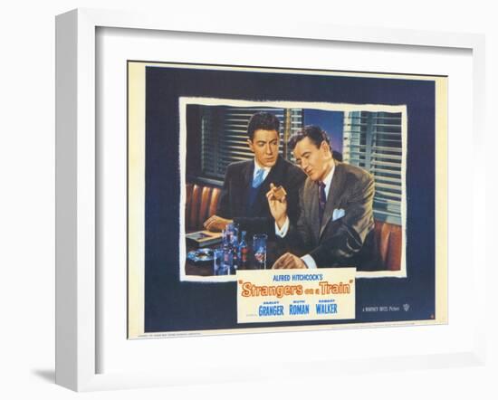 Strangers on a Train, 1951-null-Framed Art Print