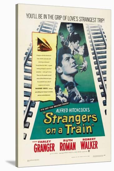 Strangers on a Train 1951-null-Stretched Canvas