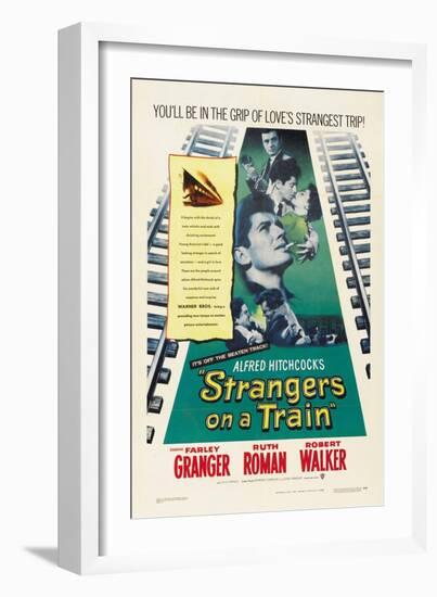 Strangers on a Train 1951-null-Framed Premium Giclee Print