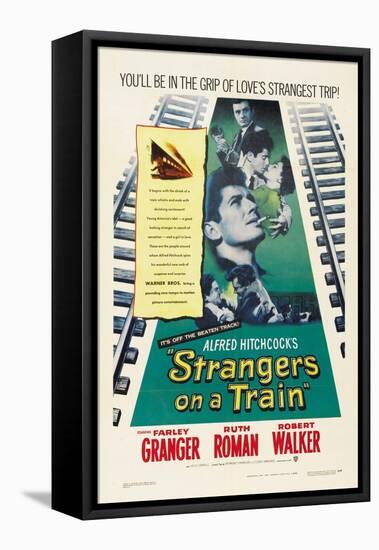 Strangers on a Train 1951-null-Framed Stretched Canvas