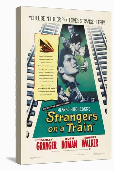 Strangers on a Train 1951-null-Stretched Canvas