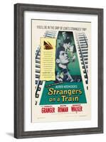 Strangers on a Train 1951-null-Framed Giclee Print