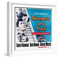 Strangers on a Train, 1951-null-Framed Art Print