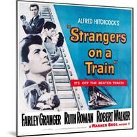 Strangers on a Train, 1951-null-Mounted Art Print