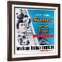 Strangers on a Train, 1951-null-Framed Art Print