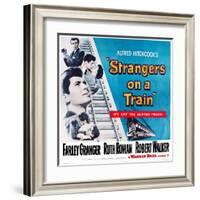 Strangers on a Train, 1951-null-Framed Art Print