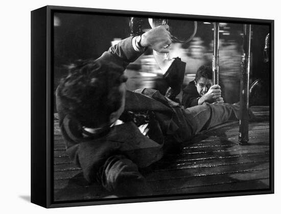 Strangers On A Train, Robert Walker, Farley Granger, 1951-null-Framed Stretched Canvas