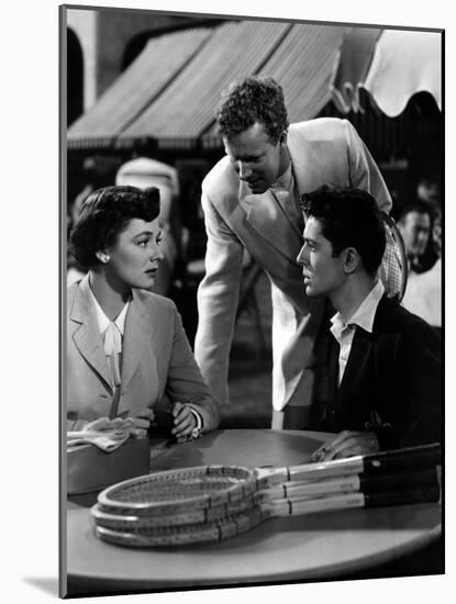 Strangers on a Train, Ruth Roman, Farley Granger, 1951-null-Mounted Premium Photographic Print