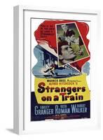 STRANGERS ON A TRAIN-null-Framed Art Print