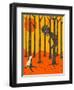 Strangers-Jazzberry Blue-Framed Art Print