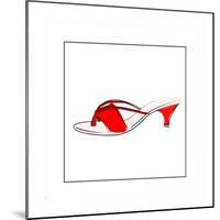 Strap Sandals Heel-null-Mounted Premium Giclee Print