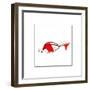 Strap Sandals Heel-null-Framed Giclee Print