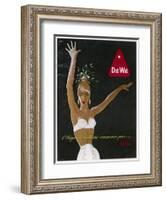 Strapless Bra Advert-null-Framed Art Print