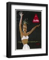 Strapless Bra Advert-null-Framed Art Print