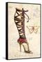 Strappy Boot-Angela Staehling-Framed Stretched Canvas