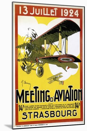 Strasbourg Aviation-null-Mounted Giclee Print