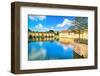 Strasbourg, Barrage Vauban and Medieval Bridge Ponts Couverts. Alsace, France.-stevanzz-Framed Photographic Print