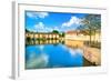 Strasbourg, Barrage Vauban and Medieval Bridge Ponts Couverts. Alsace, France.-stevanzz-Framed Photographic Print