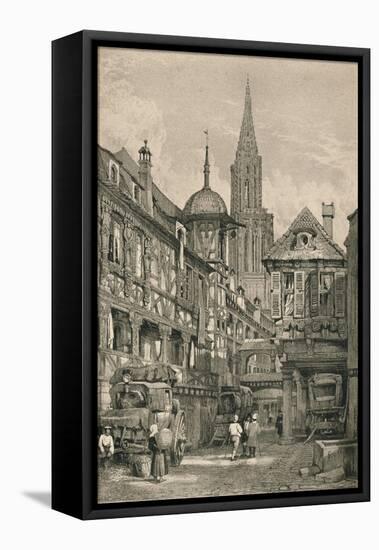 Strasbourg', c1820 (1915)-Samuel Prout-Framed Stretched Canvas