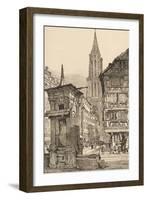 'Strasbourg', c1820 (1915)-Samuel Prout-Framed Giclee Print