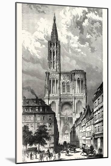 Strasbourg Cathedral, France-null-Mounted Giclee Print