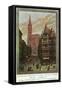 Strasbourg, France - View of Crowded Streets and Cathedral, Alsace and Lorraine Railways, c.1920-Lantern Press-Framed Stretched Canvas