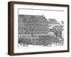 Strasbourg Riots-null-Framed Art Print