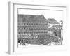 Strasbourg Riots-null-Framed Art Print