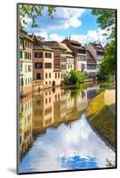 Strasbourg, Water Canal in Petite France Area, Unesco Site. Alsace.-stevanzz-Mounted Photographic Print