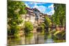 Strasbourg, Water Canal in Petite France Area, Unesco Site. Alsace.-stevanzz-Mounted Photographic Print