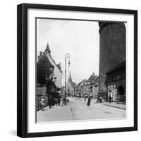 Strassenkarte, Nuremberg, Bavaria, Germany, C1900s-Wurthle & Sons-Framed Photographic Print