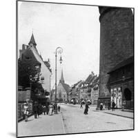 Strassenkarte, Nuremberg, Bavaria, Germany, C1900s-Wurthle & Sons-Mounted Photographic Print