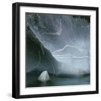 Strata in Riverbank Rock Formation-Micha Pawlitzki-Framed Photographic Print