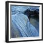 Strata in Rock Formation Along Verzasca River-Micha Pawlitzki-Framed Photographic Print