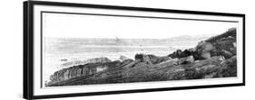 Strata of Red Sandstone, Slightly Inclined, Siccar Point, Berwickshire 1852-Charles Lyell-Framed Giclee Print