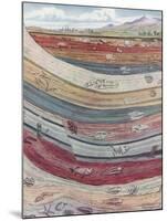 Strata of the Earth's Crust-null-Mounted Giclee Print