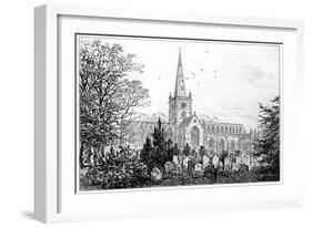 Stratford Church as Seen from the North, Stratford-Upon-Avon, Warwickshire, 1885-Edward Hull-Framed Giclee Print