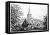 Stratford Church as Seen from the North, Stratford-Upon-Avon, Warwickshire, 1885-Edward Hull-Framed Stretched Canvas