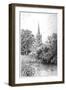 Stratford Church as Seen from the River, Stratford-Upon-Avon, Warwickshire, 1885-Edward Hull-Framed Giclee Print