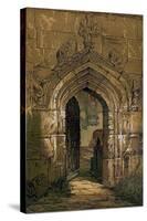 Stratford Church, Warwickshire, England, 1845-null-Stretched Canvas