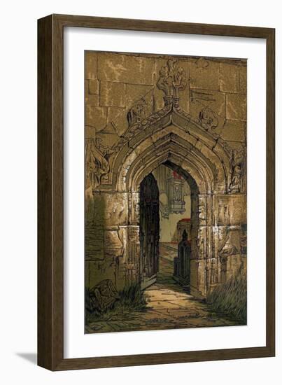 Stratford Church, Warwickshire, England, 1845-null-Framed Giclee Print