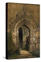 Stratford Church, Warwickshire, England, 1845-null-Stretched Canvas