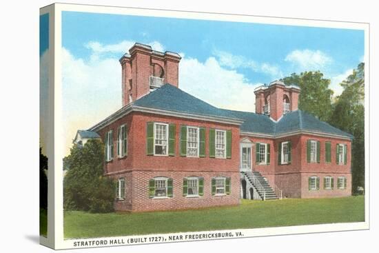 Stratford Hall, Fredericksburg, Virginia-null-Stretched Canvas