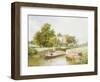 Stratford Lock-Arthur Claude Strachan-Framed Giclee Print